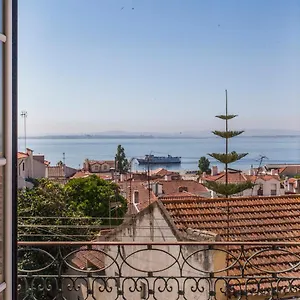 Amazing River View In Historical , Lisbon Portugal